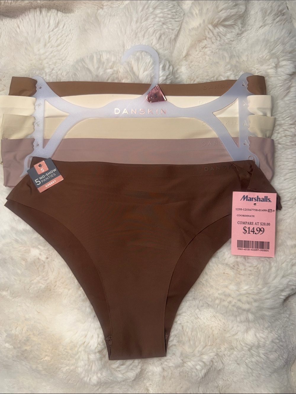 Danskin Seamless Bikini Panties - Brown, Cream & Tan Set